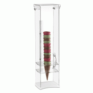 Χωνοθήκη Plexiglass μονή με βάση αμμοβολή Frost Χωνοθήκη Plexiglass μονή με βάση αμμοβολή Frost