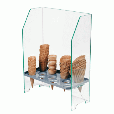 Χωνοθήκη Plexiglass “Maxi” Glass Look 10 θέσεων