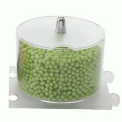 Puzzle δοχείο για Toppings με σατινέ ακρυλική βάση 1.3 λίτρα