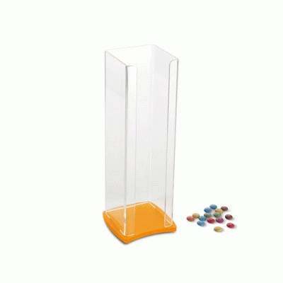 Κυπελοθήκη Plexiglass για μικρό κύπελο (1-2 Μπάλες) κίτρινο ματ
