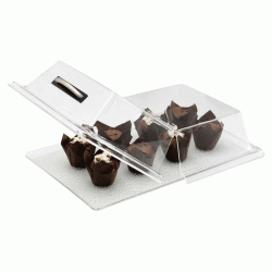 Κιτ μαύρος δίσκος με καπάκι 32,5x53 σπαστό στο πλάτος 