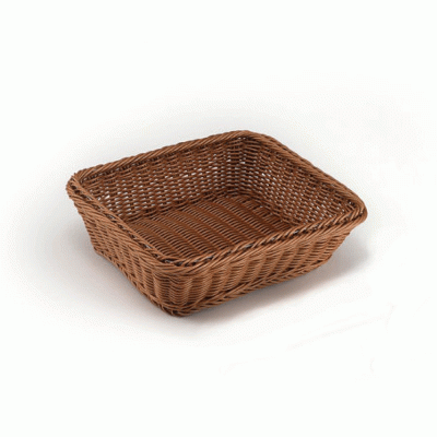 Kαλάθι ψωμιού διαστάσεων 10cm GN 1/2 Polyrattan Wenge