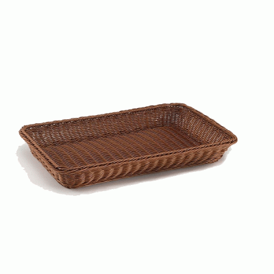 Kαλάθι ψωμιού 6,5cm GN 1/1 Polyrattan Wenge