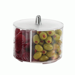 Δοχείο διάφανο για Toppings 1.3L με καπάκι Frost