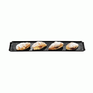 Ανάγλυφος μαύρος δίσκος παρουσίασης Mini Onda διαστάσεων 10x50cm