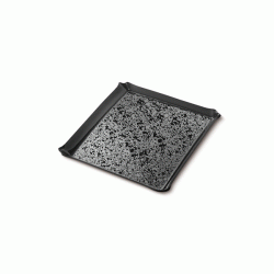 Ανάγλυφος δίσκος παρουσίασης μαύρος διαστάσεων 20X20 ONDA Mini 