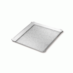 Ανάγλυφος δίσκος παρουσίασης διάφανος διαστάσεων 20X20cm ONDA Mini