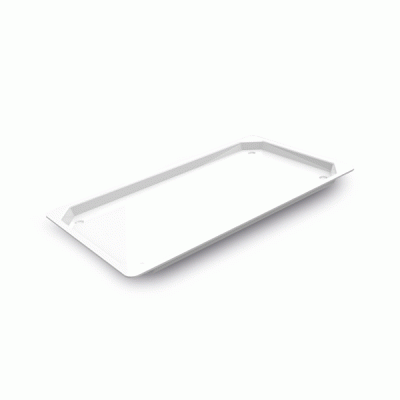 Octagon δίσκος 2εκ. Gn 1/1 Plexiglass υψηλής αντοχής σε χρώμα λευκό