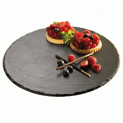 Σανίδα παρουσίασης φυσική πέτρα με διάμετρο Φ22cm