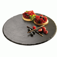 Σανίδα παρουσίασης φυσική πέτρα διαμέτρου Φ: 33 x Υ: 1,5