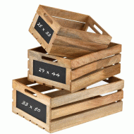 Ξύλινο καφάσι παρουσίασης με Plexi παράθυρο με πινακίδα μαυροπίνακα διαστάσεων 29x44εκ. Ξύλινο καφάσι παρουσίασης με Plexi παράθυρο με πινακίδα μαυροπίνακα διαστάσεων 29x44εκ.