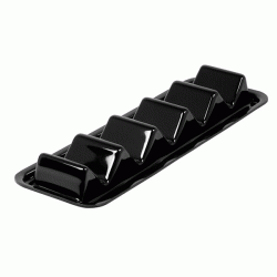 Δίσκος σάντουϊτς κυματοειδής σε χρώμα μαύρο διαστάσεων Μ: 55 x Π: 15 Δίσκος σάντουϊτς κυματοειδής σε χρώμα μαύρο διαστάσεων Μ: 55 x Π: 15