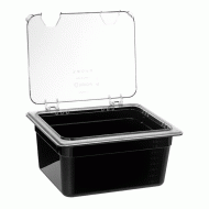 Δοχείο GN1/2 8,5L σε μαύρο PC χωρίς καπάκι