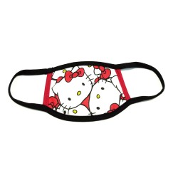 Υφασμάτινη μάσκα προστασίας προσώπου 100% βαμβακερή για κορίτσια 6-8 ετών σειρά GIRLY σε συσκευασία 5 τεμαχίων