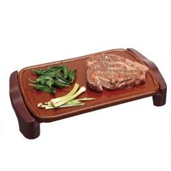 Ηλεκτρική κεραμική ψηστιέρα Jata Terracotta 1600W 230V με εύχρηστο και αφαιρούμενο θερμοστάτη