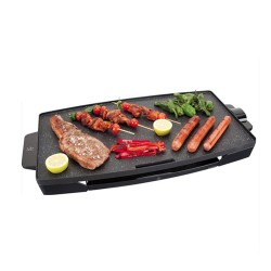 Ηλεκτρική πλάκα ψησίματος XXL 2200W με οικολογική αντικολλητική επίστρωση με δοχείο συλλογής λίπους