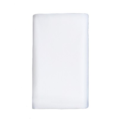 Σεντόνι σε λευκό χρώμα με λάστιχο διαστάσεων 160x200+30cm 50% βαμβάκι 50% πολυέστερ 144 κλωστές