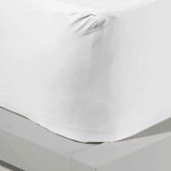 Σεντόνι Λευκό Με Λάστιχο 180x200+30cm 50% βαμβάκι 50% πολυέστερ 144 κλωστές Σεντόνι Λευκό Με Λάστιχο 180x200+30cm 50% βαμβάκι 50% πολυέστερ 144 κλωστές