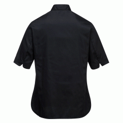 Σακάκι σεφ γυναικείο κοντομάνικο PORTWEST σε μαύρο χρώμα σε νου΄μερο XLarge