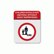 Πινακίδα ξενοδοχείου Adult Supervision HTA111 Πινακίδα ξενοδοχείου Adult Supervision HTA111
