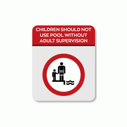 Πινακίδα ξενοδοχείου Adult Supervision HTA111 Πινακίδα ξενοδοχείου Adult Supervision HTA111