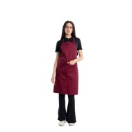 Ποδιά υφασμάτινη TOP με 2 τσέπες διαστάσεων 70x90cm σε χρώμα μπορντώ Ποδιά υφασμάτινη TOP με 2 τσέπες διαστάσεων 70x90cm σε χρώμα μπορντώ