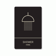 Πινακίδα ξενοδοχείου μαύρη για ντουζ-shower HTA06 διαστάσεων 200mm X 130mm Πινακίδα ξενοδοχείου μαύρη για ντουζ-shower HTA06 διαστάσεων 200mm X 130mm