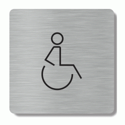 Πινακίδα εσωτερικού χώρου για WC ατόμων με αναπηρία HTA89 Πινακίδα εσωτερικού χώρου για WC ατόμων με αναπηρία HTA89