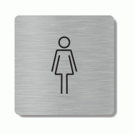Πινακίδα εσωτερικού χώρου για WC γυναικών HTA90 Πινακίδα εσωτερικού χώρου για WC γυναικών HTA90