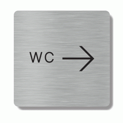 Πινακίδα εσωτερικού χώρου για WC στα δεξιά HTA94 Πινακίδα εσωτερικού χώρου για WC στα δεξιά HTA94