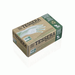 Bιοδιασπώμενα γάντια νιτριλίου πράσινα χωρίς πούδρα MDR / PPE σε νούμερο large σε συσκευασία των 100 τεμαχίων