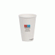 Ποτήρι χάρτινο μονού τοιχώματος Waterbased σε λευκό χρώμα χωρητικότητας 16oz 