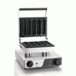 Επαγγελματική βαφλιέρα μονή για βάφλες σε μακρόστενο σχήμα για ξυλάκι KARAMCO Επαγγελματική βαφλιέρα μονή για βάφλες σε μακρόστενο σχήμα για ξυλάκι KARAMCO