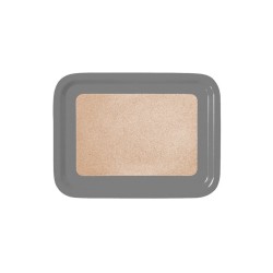 Δίσκος μελαμίνης σερβιρίσματος με επικάλυψη φελλού 44x32cm γκρι