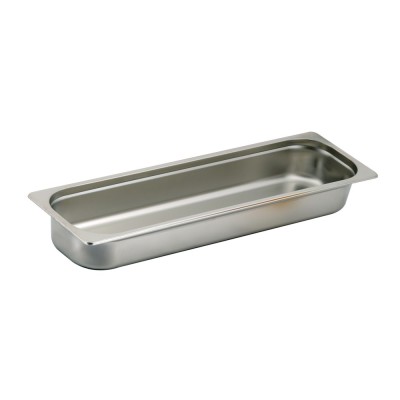 Δοχείο gastronorm GN2/4 530x162x40mm Inox 18/10 επαγγελματικής χρήσης