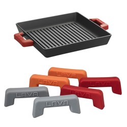 Χερούλια σιλικόνης ST 101 σετ 2 τεμαχίων για όλες τις μαντεμένιες πλάκες της LAVA