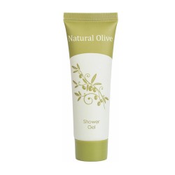 Αφρόλουτρο με εκχύλισμα ελιάς σε σωληνάριο 30ml με βιδωτό καπάκι της σειράς 