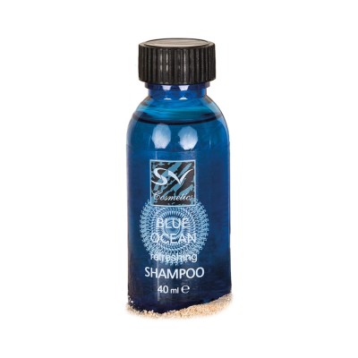 Σαμπουάν σε μπουκάλι με βιδωτό καπάκι 40ml σειρά Blue Ocean