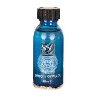Σαμπουάν και αφρόλουτρο μαζί 2 σε 1 σε μπουκάλι με βιδωτό καπάκι 40ml σειρά Blue Ocean Σαμπουάν και αφρόλουτρο μαζί 2 σε 1 σε μπουκάλι με βιδωτό καπάκι 40ml σειρά Blue Ocean