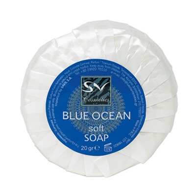 Σαπούνι σε στρογγυλό σχήμα 20gr της σειράς Blue Ocean