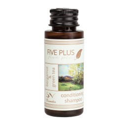 Σαμπουάν και κρέμα μαλλιών με εκχυλίσματα πράσινου τσαγιού και περγαμόντο σε μπουκάλι 30ml της σειράς Five Plus