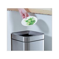 Κάδος ανοξείδωτος τετράγωνος 30lit με ανοικτή οροφή διαστάσεων 25,3x25,3x55,5cm Κάδος ανοξείδωτος τετράγωνος 30lit με ανοικτή οροφή διαστάσεων 25,3x25,3x55,5cm