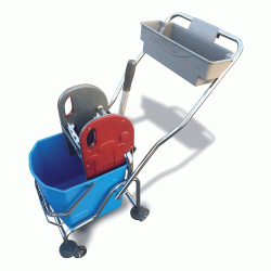 Καρότσι σφουγγαρίσματος μονό μεταλλικό χωρητικότητας 25 L