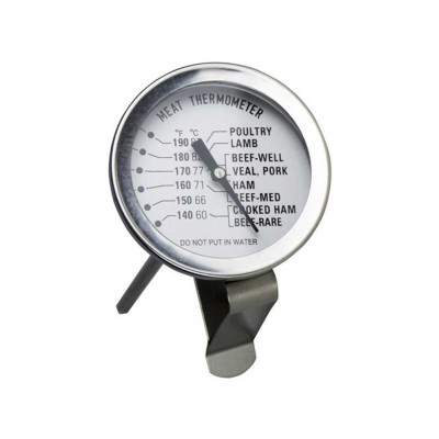 Θερμόμετρο κρέατος, Inox Κέλυφος, φ5.4xΥ14cm, με ενδείξης ψησίματος