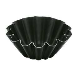 Αντικολλητική φόρμα brioche αλουμινίου διαστάσεων φ10xΥ4cm Lacor για φούρνο και καταψύκτη