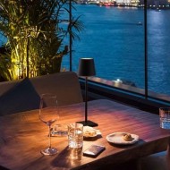 Επιτραπέζιο led φωτιστικό 2W 3000K θερμό φώς επαναφορτιζόμενο εξωτερικού χώρου IP44