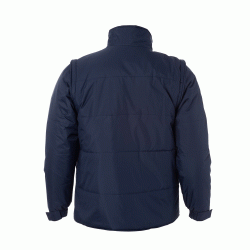 Μπουφάν με αποσπώμενα μανίκια σε μπλε χρώμα σε νούμερο XL