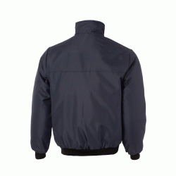 Μπουφάν Oxford με ψηλό γιακά και λάστιχο στις μανσέτες και τη μέση σε χρώμα μπλε σκούρο νούμερο Medium