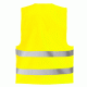 Ανακλαστικό γιλέκο με λαιμόκοψη "V" σε κίτρινο χρώμα one size