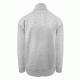 Ζακέτα φούτερ χωρίς κουκούλα unisex και κλείσιμο με κρυφό φερμουάρ σε χρώμα γκρι και νούμερο XL